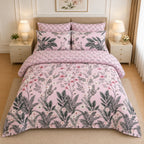 Tiny Meadow Floral Cotton Printed Bed Sheet Set