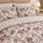 Damask Motif Cotton Printed Bed Sheet Set