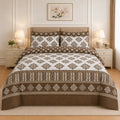 Midnight Bouquet Cotton Printed Bed Sheet Set