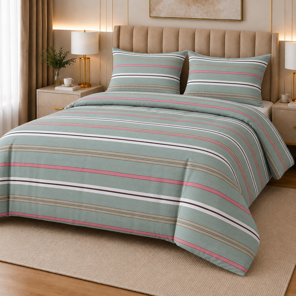 Percale Cotton Bed Sheet Set
