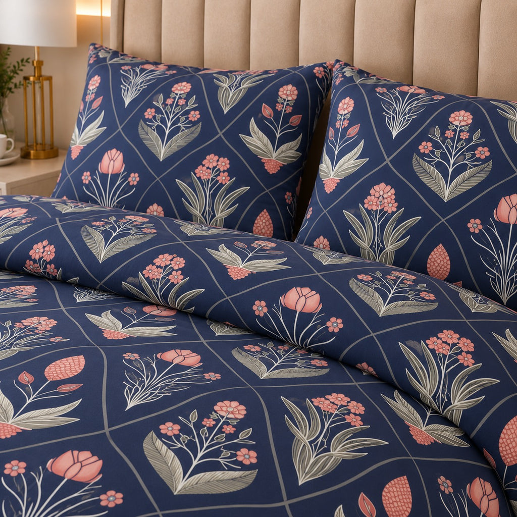 Percale Cotton Bed Sheet Set