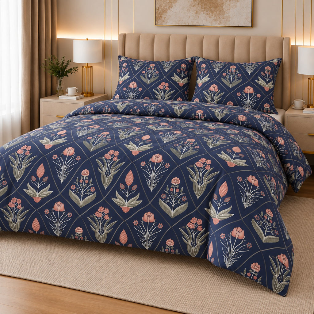 Percale Cotton Bed Sheet Set
