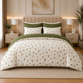 Classic Indigo Paisley Percale Cotton Bed Sheet Set