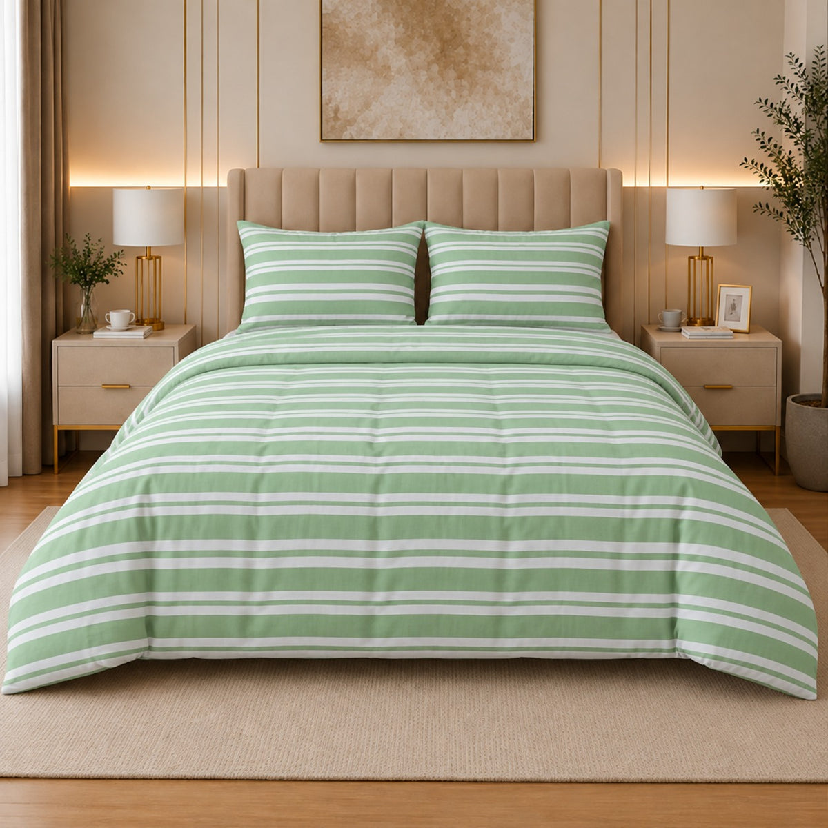 Percale Cotton Bed Sheet Set