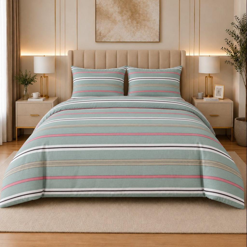 Percale Cotton Bed Sheet Set