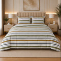 Pebble Print Percale Cotton Bed Sheet Set