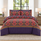 Sage Meadow Percale Cotton Bed Sheet Set