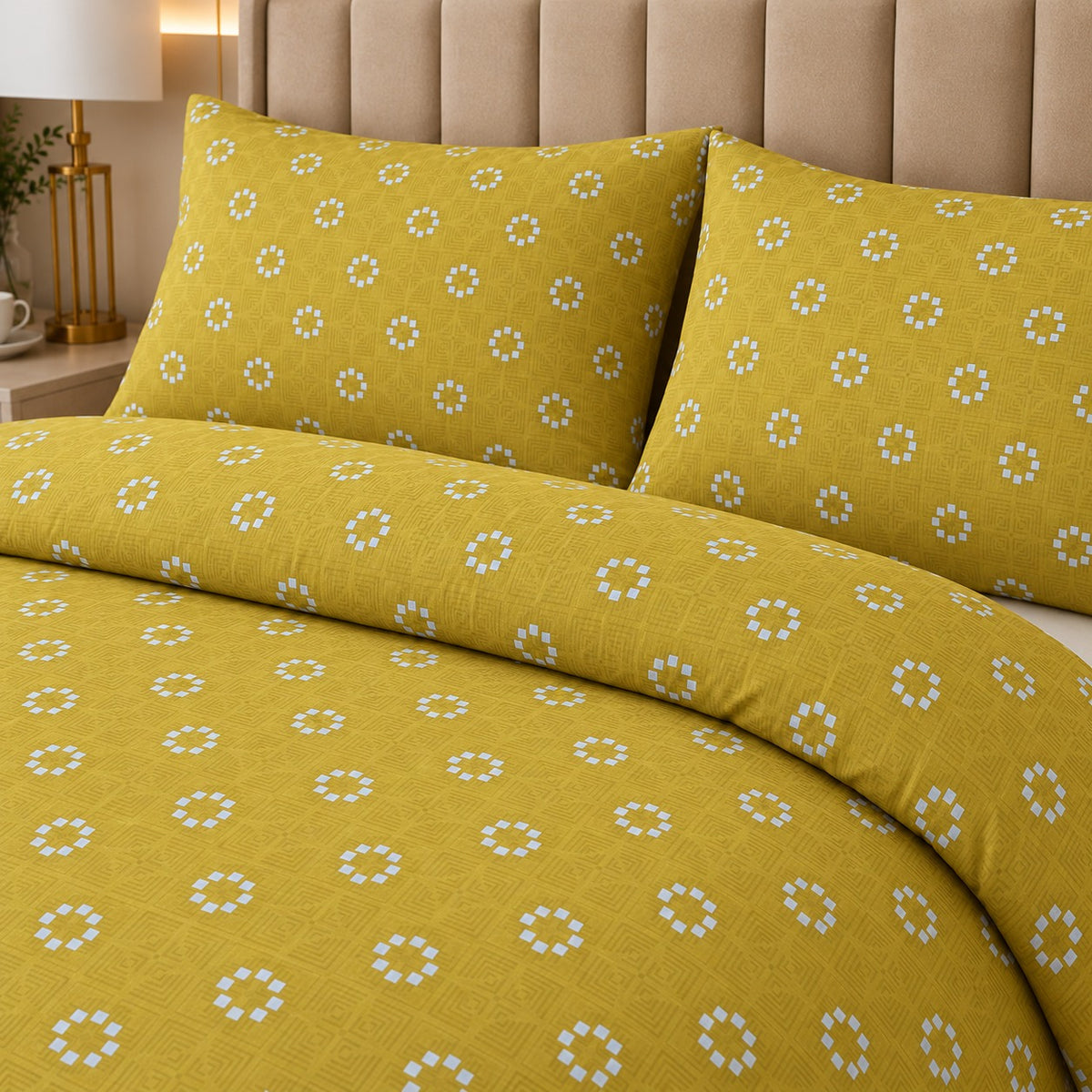 Foliage Percale Cotton Printed Quilt Cover Set