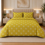 Foliage Percale Cotton Printed Quilt Cover Set