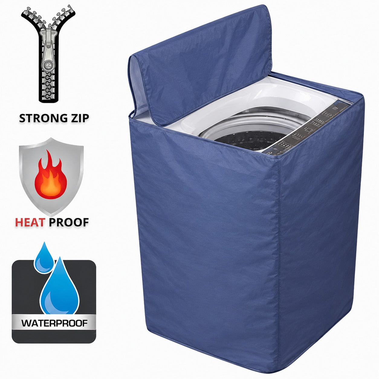 Washing Machine Cover - Blue