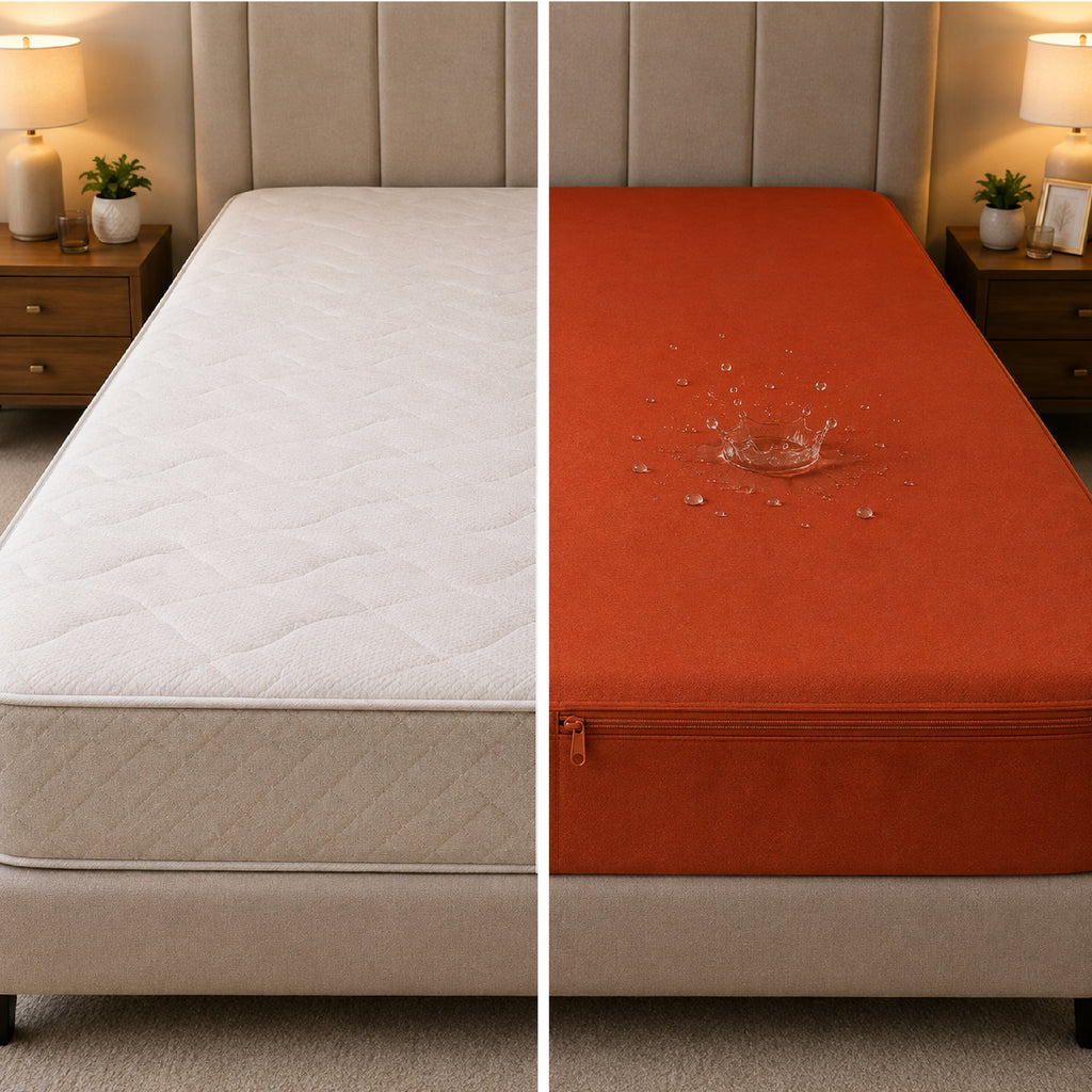 Zipper Waterproof Mattress Protect - Copper