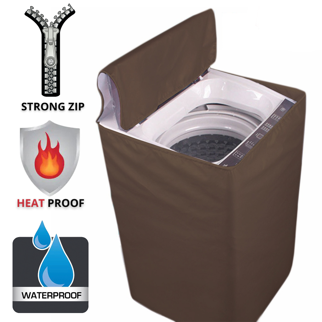 Washing Machine Cover - Brown