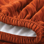 Zebra Velvet Fitted Chair Cover Sets - Copper