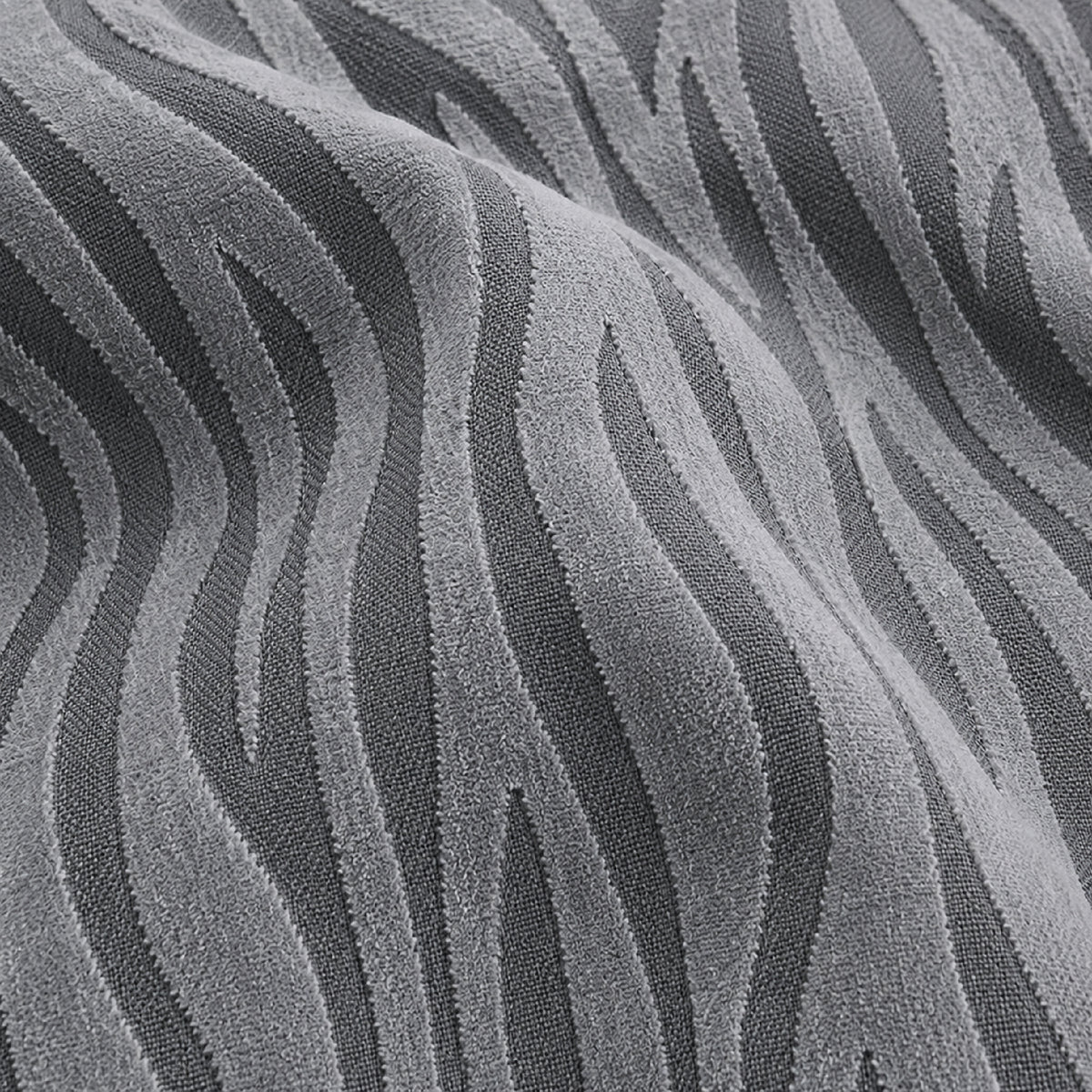 Zebra Velvet Seat Cover Sets for Chair - Grey