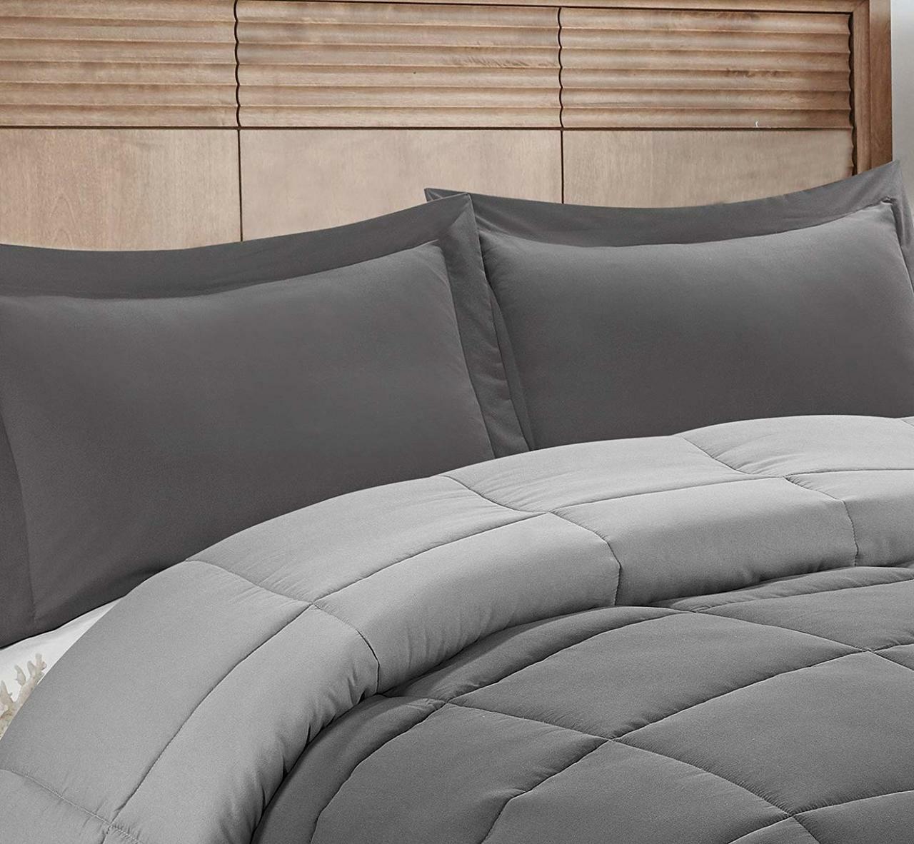 Grey - Warm & Fluffy Comforter