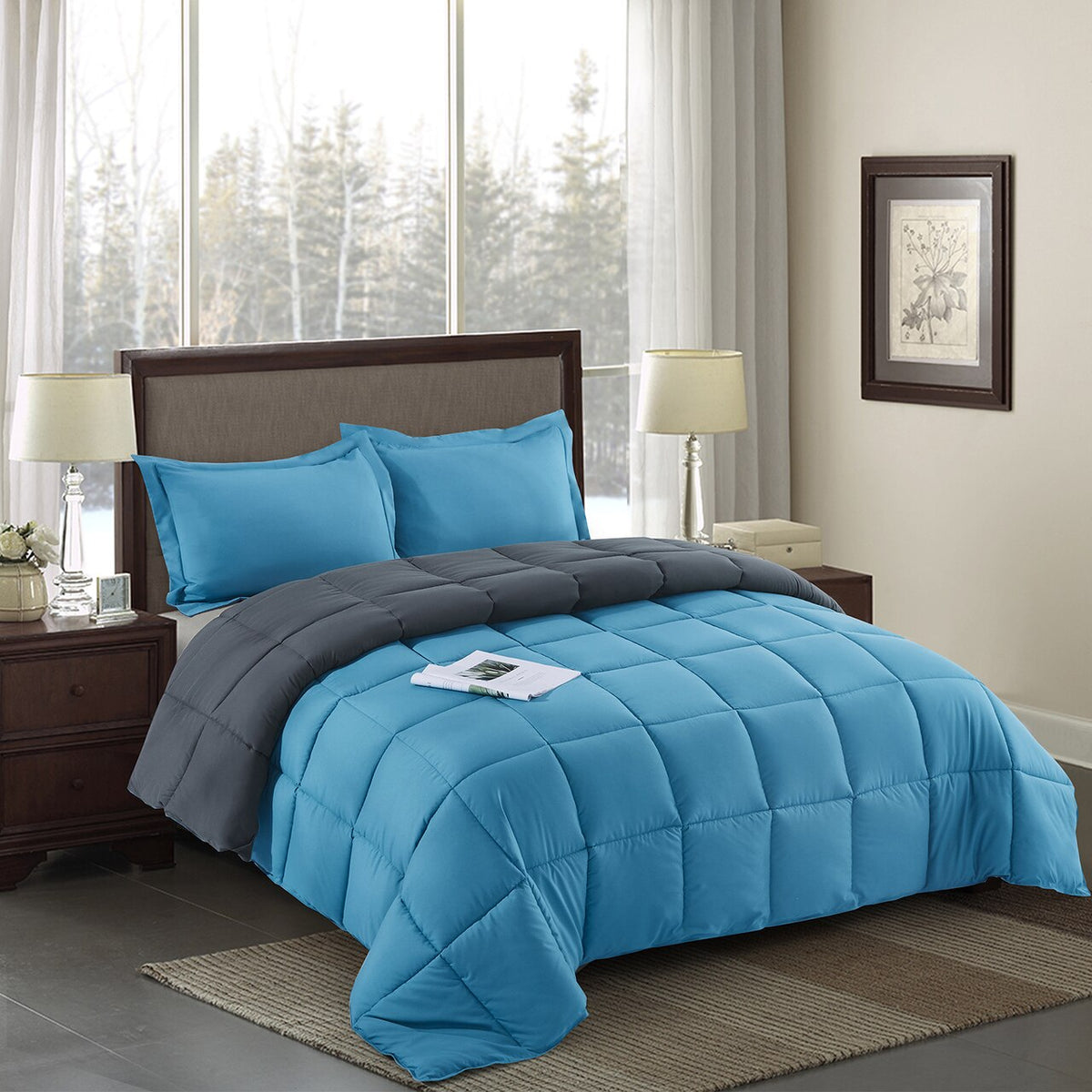 Sea Green - Warm & Fluffy Comforter