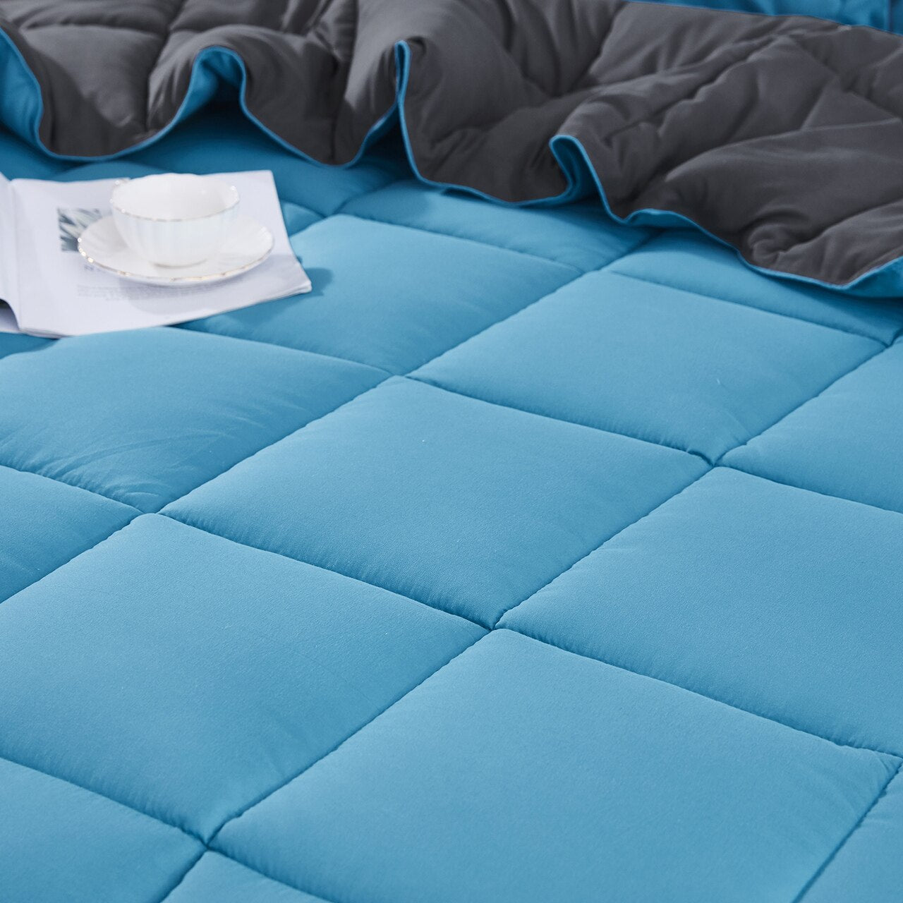 Sea Green - Warm & Fluffy Comforter