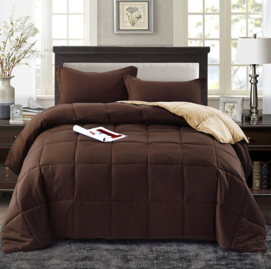 Brown - Warm & Fluffy Comforter