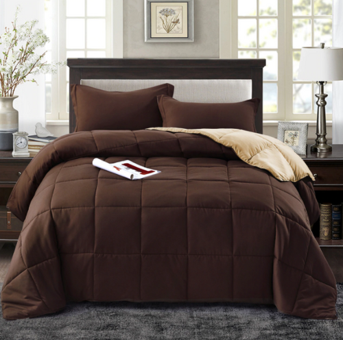 Brown - Warm & Fluffy Comforter