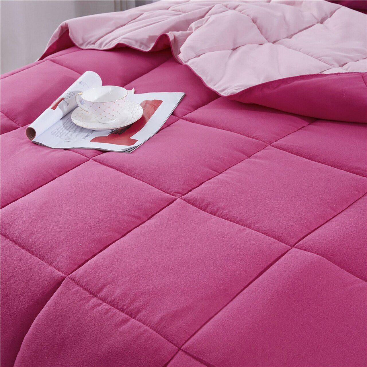 Pink - Warm & Fluffy Quilt