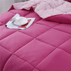 Deep Pink Warm & Fluffy Comforter