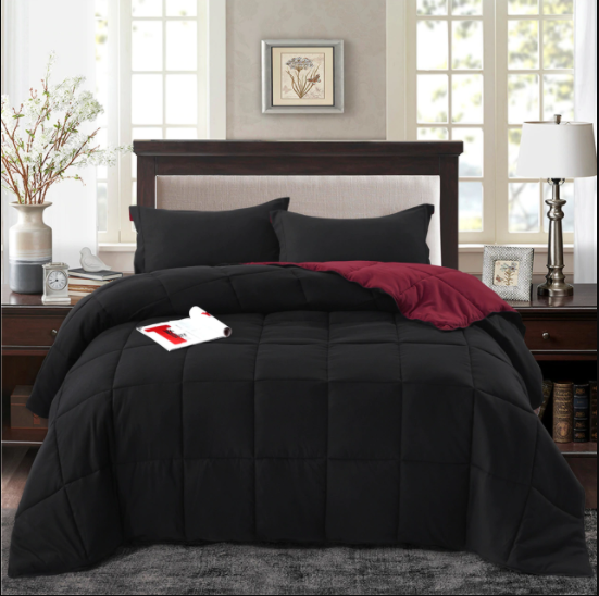 Red & Black - Warm & Fluffy Comforter