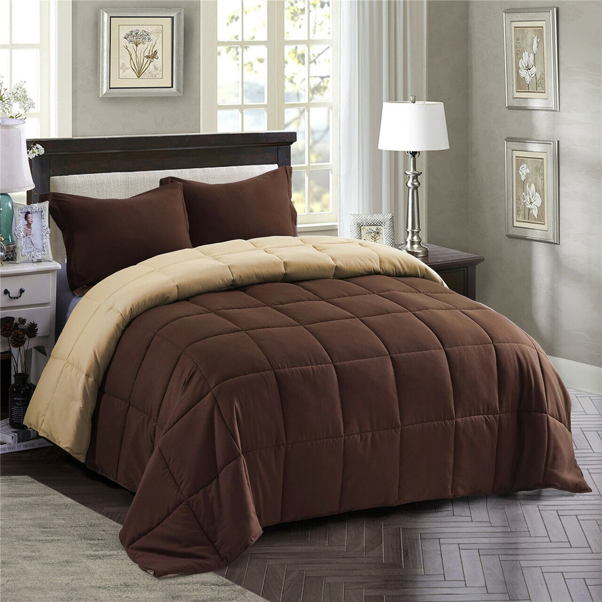 Brown - Warm & Fluffy Comforter