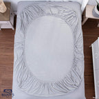 Jersey Bed Fitted Sheet - Light Grey