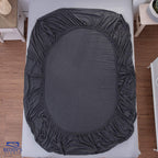 Jersey Bed Fitted Sheet - Dark Grey