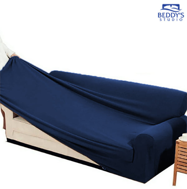 Jersey Sofa Covers - Dark Blue