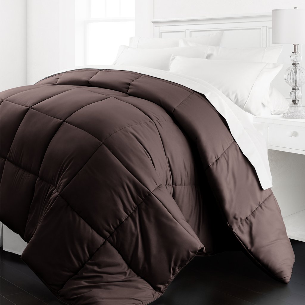 Deep Brown Warm & Fluffy Comforter