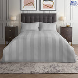 Light Grey - Hotel Stripe Bedsheet Set