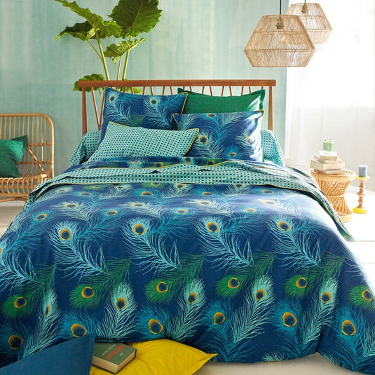 Percale Cotton Printed Quilt Cover Set