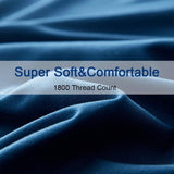 Blue - Plain Solid Color Bed Sheet Set