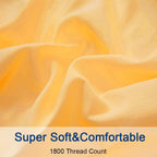 Soft Butter Yellow Pastel Plain Solid Color Bed Sheet Set