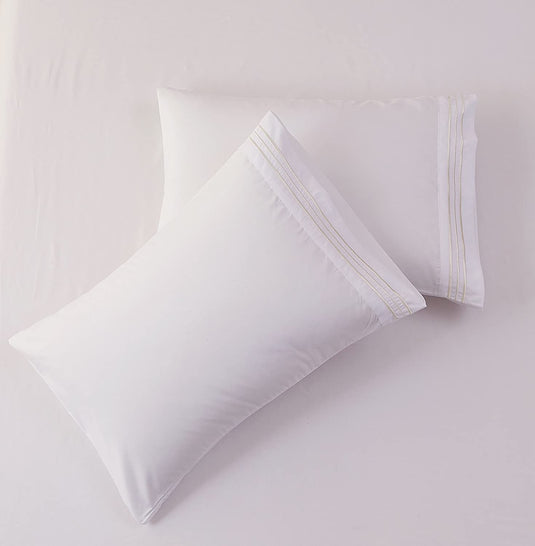 White - Plain Solid Color Bed Sheet Set