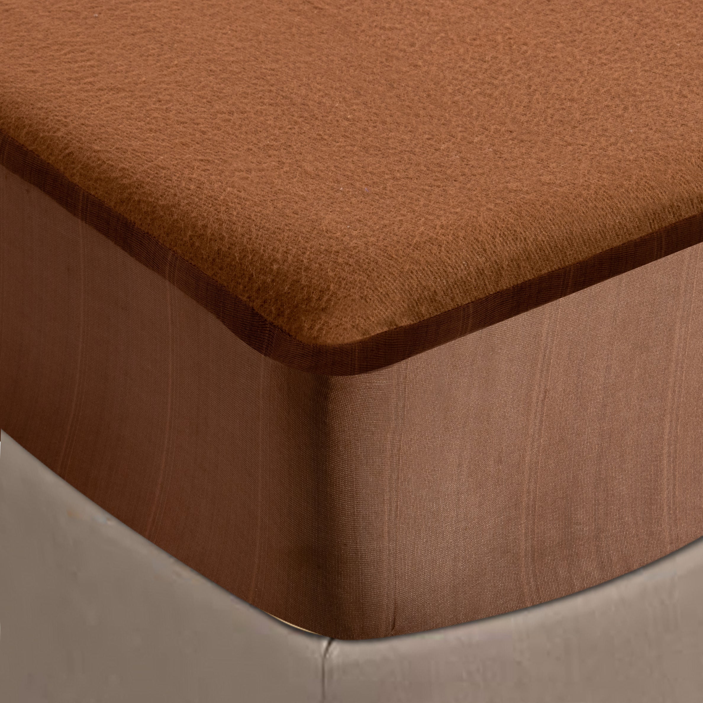 Brown Waterproof Mattress Protector