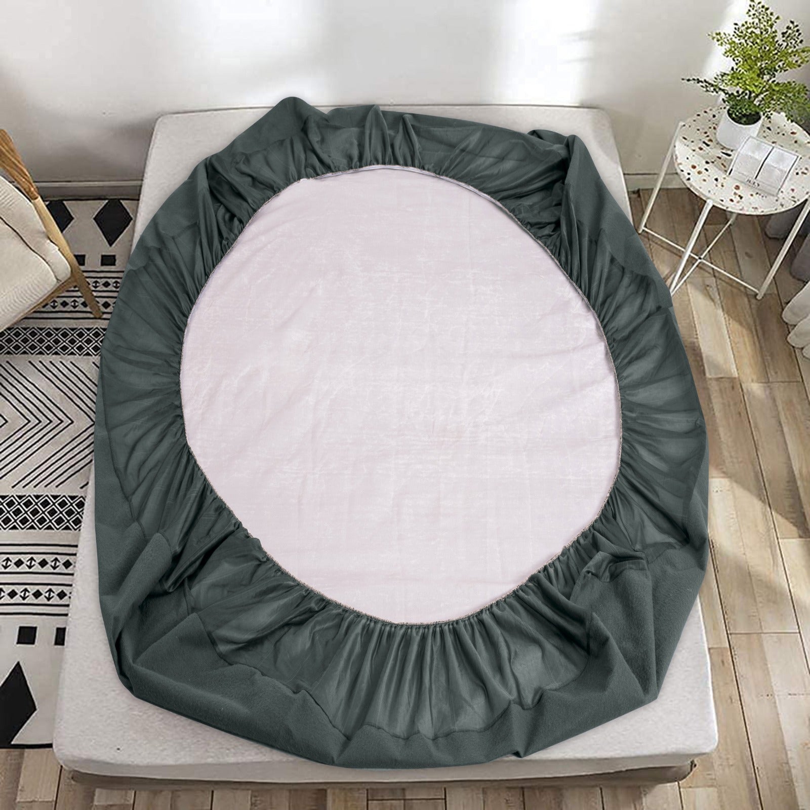 Grey Waterproof Mattress Protector