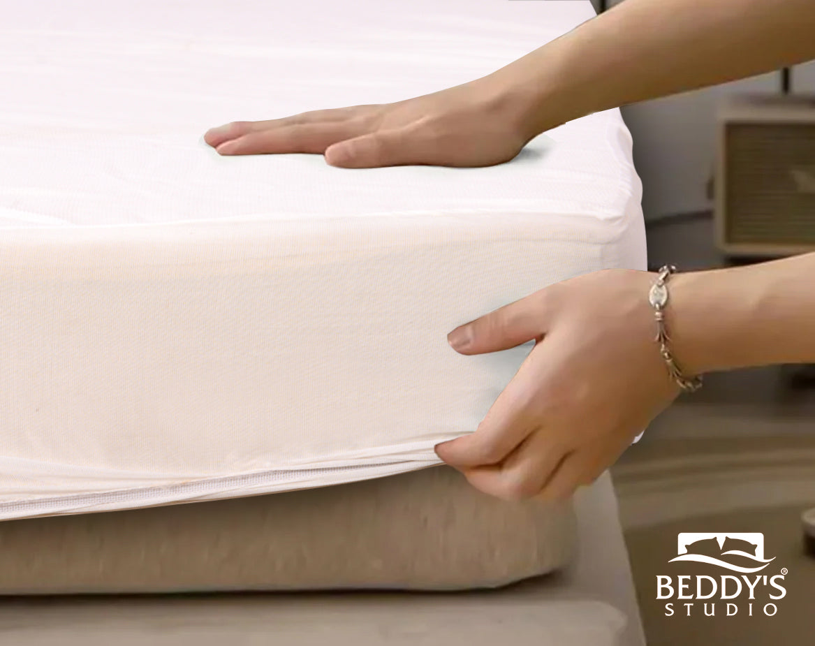 White Waterproof Mattress Protector