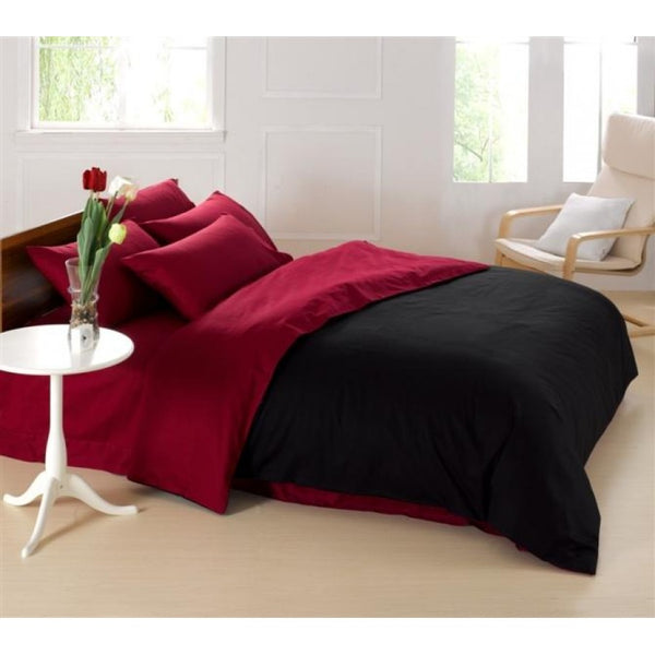 Solid Color Plain Duvet Cover Set
