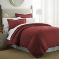 Muted Dusty Rose Solid Color Plain Duvet Cover Set