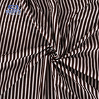 Brown Stripe Waterproof Mattress Protector