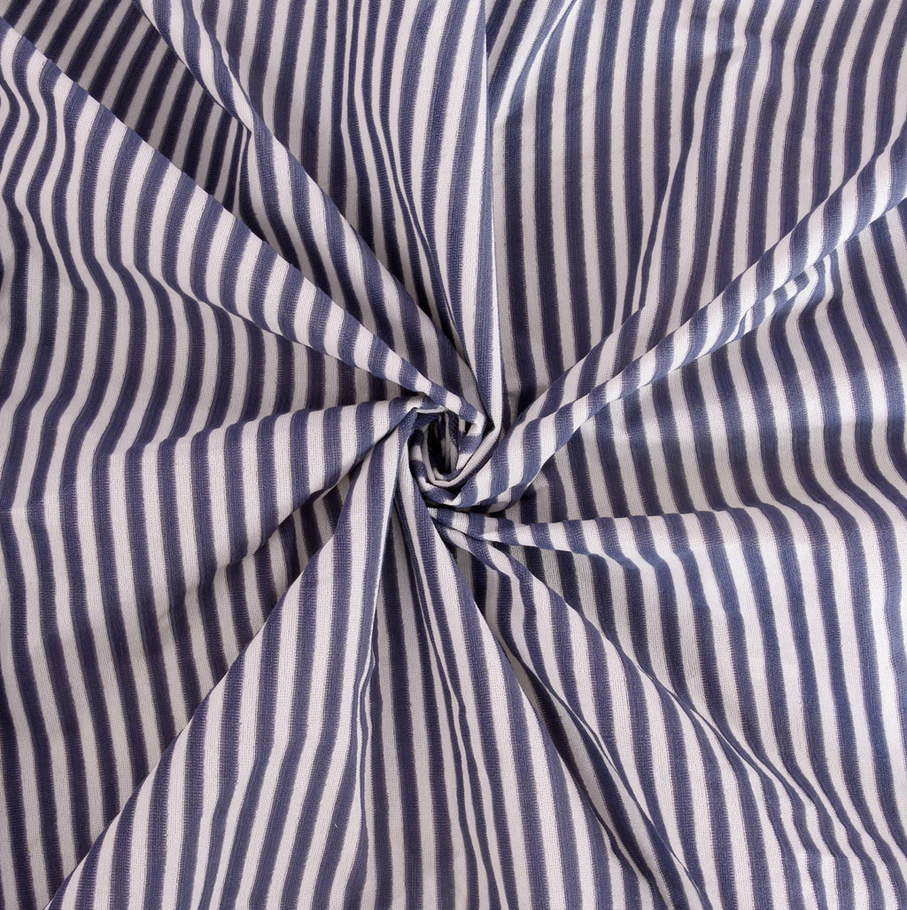 Blue Stripe Waterproof Mattress Protector
