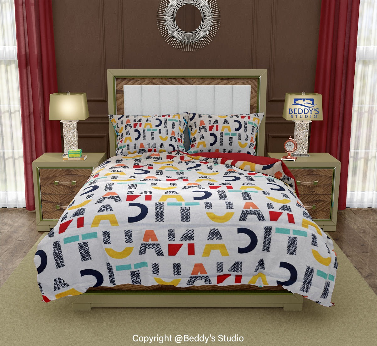 Printed Kids Design Quilt Cover Set